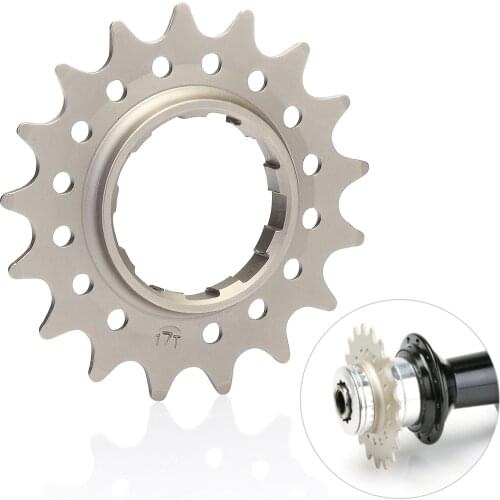 FOURIERS Complete cog and spacer kit Bicycle Cogs cold forged Cr-mo steel Rear Freewheel Teeth 12T,16T,17T,18T,19T,20T,21T,22T