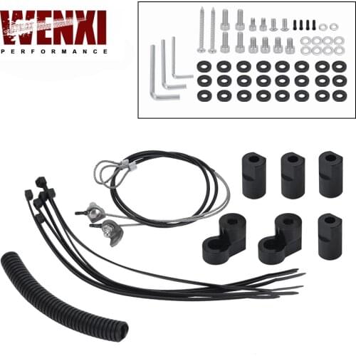 Billet T-6061 Anodized Aluminum Bolt-on For 08-14 Subaru Impreza WRX STi Hatchback Rear Roof Wing Spoiler Riser Lift Extension