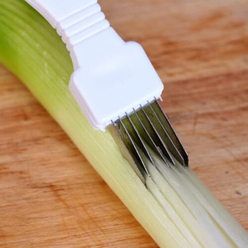 1 PCS Onion Vegetable Cutter slicer multi chopper Scallion Kitchen knife Shred Tools Slice Cutlery Cooking Tools