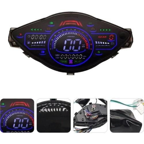1Pc Motorcycle Speedometer Odometer Practical Tachometer Motorcycle Gauge