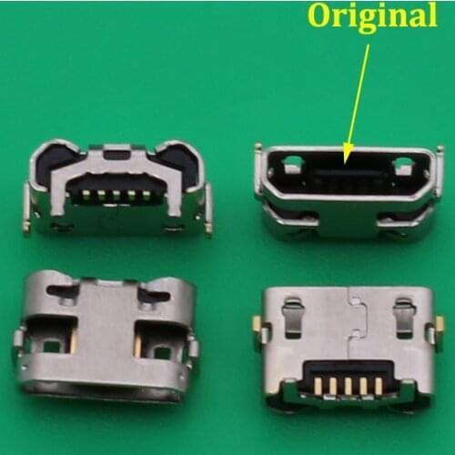 10pcs Micro USB 5pin DIP2 mini Connector Mobile Charging port For Huawei Y5 II CUN-L01 Mini MediaPad M3 lite P2600 BAH-W09/AL00