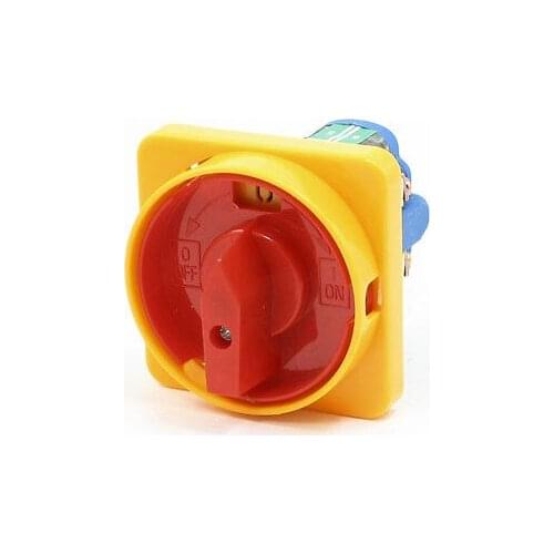 AC 600V 20A 8 Terminals 2 Positions On-Off Rotary Cam Changeover Switch