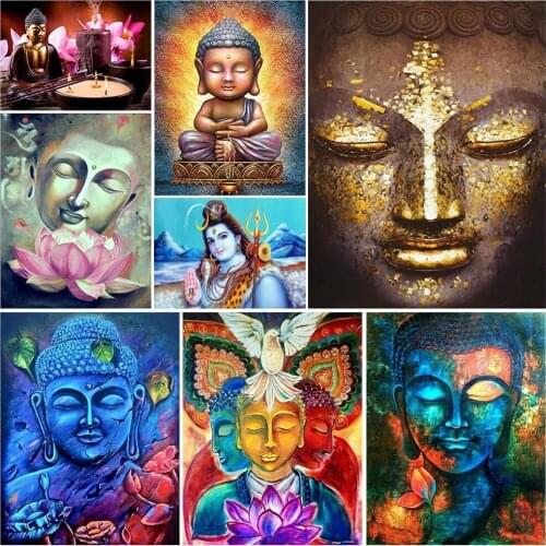 Diamond Painting Full Square/Round Buddha Religion Multi-Combination Embroidery Handmade Home Decoration Mosaic Creative Art