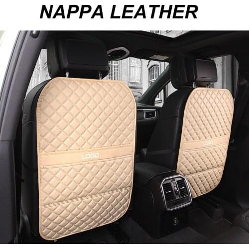 Car Anti Child Kick Pad For peugeot 301 307 sw 508 sw 308 206 4007 2008 5008 2010 3008 2012 Protective Pad Leather Waterproof