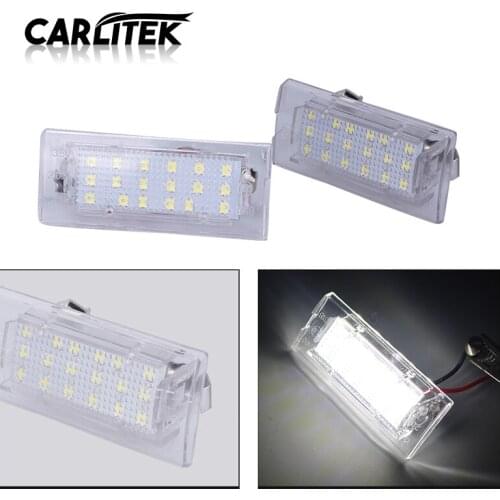 CARLitek For BMW E53 X5 1999-2003 License Plate Lamp For BMW E83 X3 E83 X3 2004-2009 Auto Car Led Number Lights Canbus White