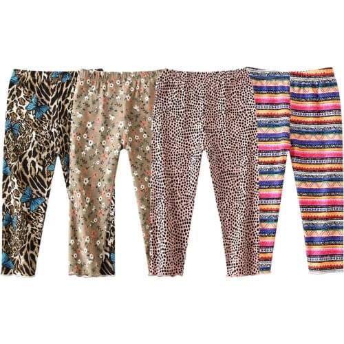 Kids Pants Printed Legging Girls Trousers Leggings for Girls Legging Elasticity Breathable Soft Print Baby Girls Leggings