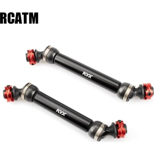 2pcs Reinforced Steel Flange Transmission Shaft CVD For 1/10 RC Crawler car AXIAL SCX10 III AX103007