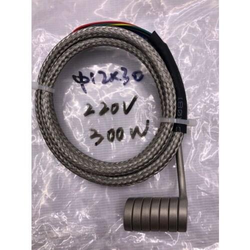 ID12x30mm hot runner coil heating element 220v 300w