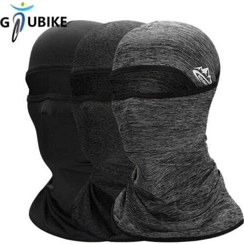 GTUBIKE Breathable Mask Summer Ice Silk Sunscreen Headgear Dustproof Windproof Fishing Cap Ear Protection Face Mask Sports Mask