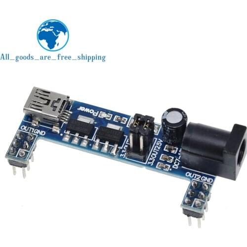 MB102 Breadboard Power Supply Module DC 3.3V 5V For Arduino Solderless Mini USB Power Supply Compatible Bread board MB-102