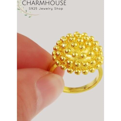 Wedding Bands Yellow Gold Color Flower Engagement Rings For Women Bague Femme Anillos Bridal Jewelry Accessories Bijoux Gifts