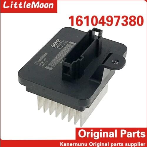 Original new blower resistors Air conditioning speed control module Air conditioning resistor 1610497380 for Peugeot 308 408 T9