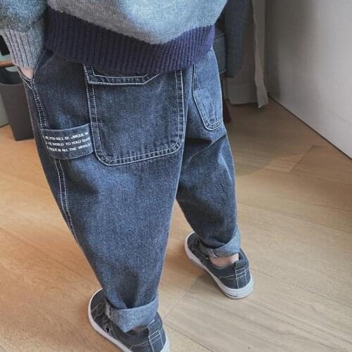3-8Y Kids Clothes Spring Baby Boys Jeans Cotton Loose Comfortable Long Denim Pants Children Trousers Fashion Jeans For Boys