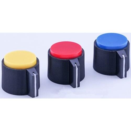6PCS Rotary Knob 6mm Fit Shaft Insert Diameter 19 x 16mm Encoder Control Knob
