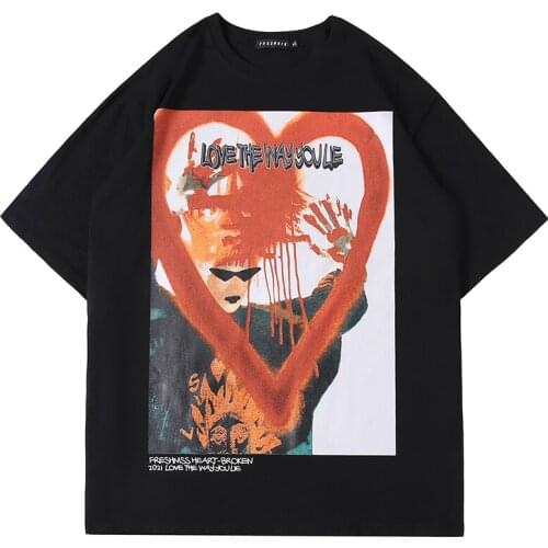 PUNEMY Oversized Men's T-Shirts