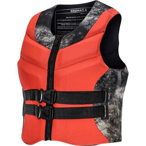 Life Jacket Adults Vest Kayak Motorboats Jet Ski Surf Wakeboard Fishing Vest Swimming Surf Rescue Boat Raft Sailing Safety Vest