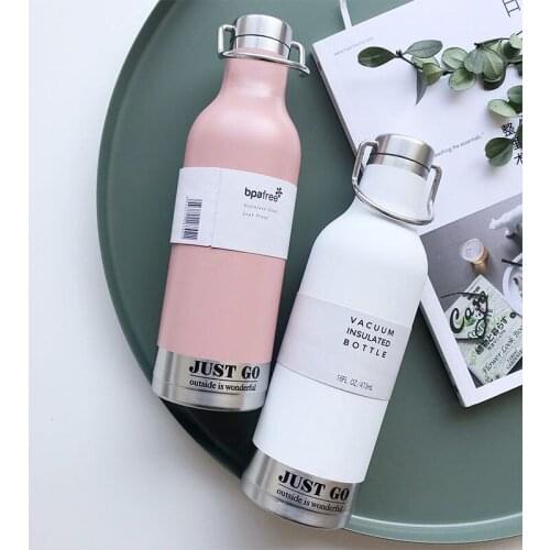 Vacuum Flask Thermos Mug Coffee For Tea Stainless Steel Cup Portable Car Insulated Bottle Travel Thermal Mug Tumbler