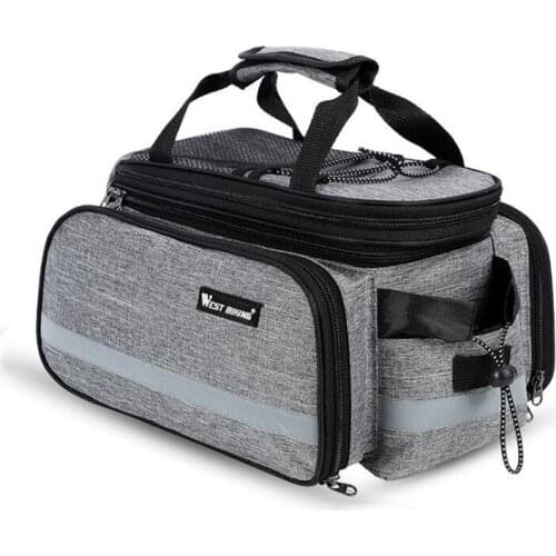 10-20L Expandable Large Capacity Bicycle Rear Seat Bag with Rain Cover Mountain Bike Camel Bag Wagon Bag Riding Equipment