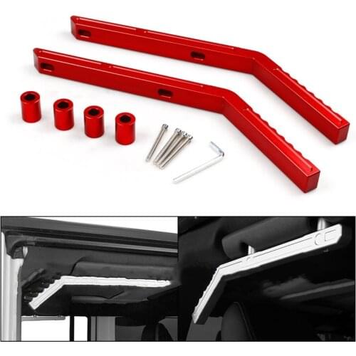 Rear Grab Handles Grip Bar CNC Aluminum for Jeep Wrangler JK 2007-2018