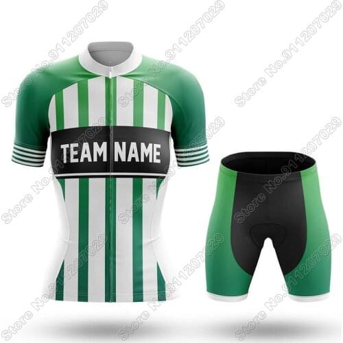 Womens Custom Team Name S12 Cycling Jersey Set Summer Cycling Clothing Road Bike Suit Mountain Bicycle Shirt Bib Shorts MTB Top