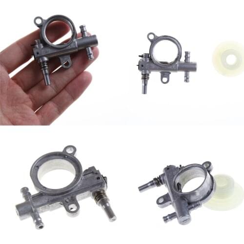 1set High Quality 25CC/38CC 2500/3800 Chainsaw Spare Parts Chainsaw Oil Pump With Worm Drive Gear Fits Chain Saw