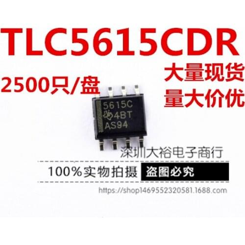 100% New&original 5615C TLC5615CDR 10 SOP-8 In Stock