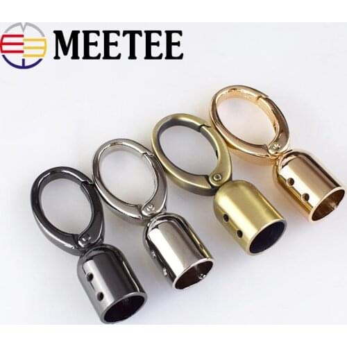 2/4pcs Bag Straps Connector Hanger Metal Buckles for Bag Cap Clasp Handbag Strap Stopper Cord Hooks Bag Hardware Accessories