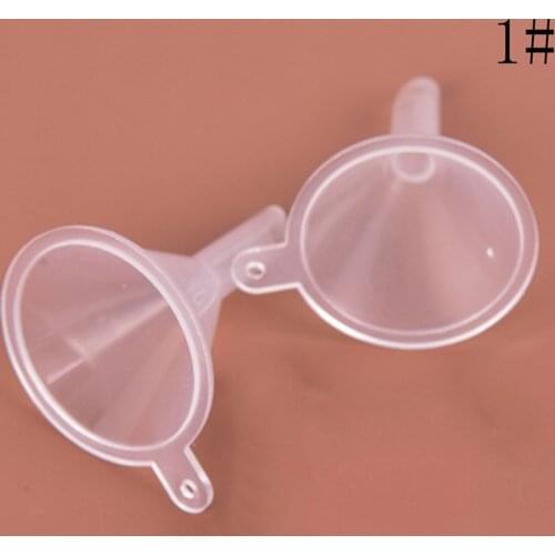 2pcs Small Plastic For Perfume Diffuser Bottle Mini Liquid Oil Funnels Labs Kitchen Specialty Tools