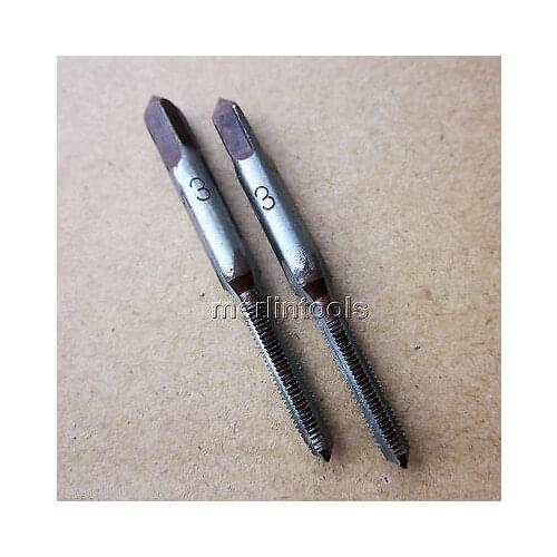 3mm x .5 Metric Taper and Plug Tap M3 x 0.5mm Pitch
