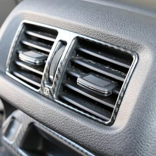 Car Styling Rear Air Vent Outlet Cover Trim Frame Decoration Chrome For Nissan Terra 2018 2019