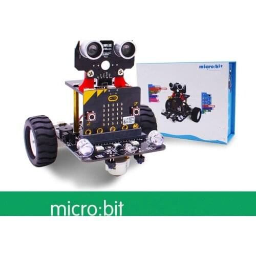 Cdragon micro:bit Graphical Programming Robot Mobile Platform Smart Car V4.0 Support Line Patrol Ambient Light Accessories