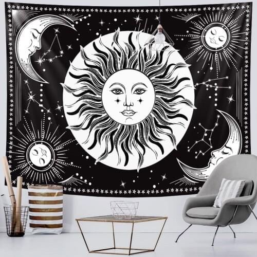 2020 mantra wall carpet witchcraft home decoration tapestry Hippie Bohemia soft cushion sofa blanket yoga mat