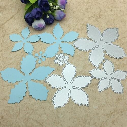 Flowers Leaves stencil Metal Cutting Dies Stencil Scrapbooking Photo Album Card Paper Embossing Craft DIY