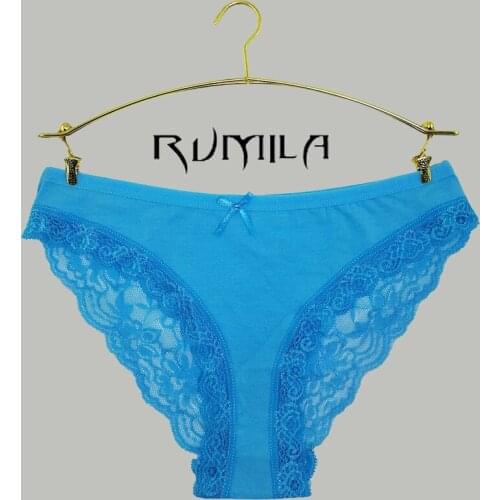 Cotton multi-color Sexy cozy comfortable Lace Briefs thongs women Underwear panties Lingerie for women 6pcs/lot 86785