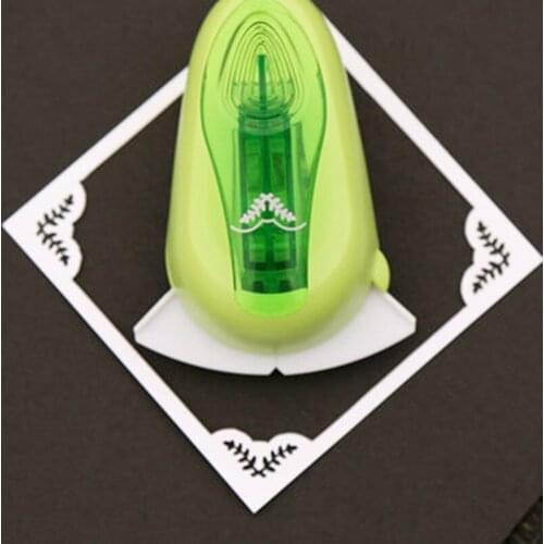 Willow leaves Corner border punch fancy pattern embossing punch scrapbooking foliage edge device leaf paper cutter Craft gift