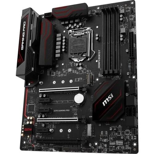 For MSI Z270 GAMING PRO Motherboard LGA 1151 Intel Z270 DDR4 USB3.1 HDMI DVI 64GB Used Desktop ATX Mainboard Core i7/i5/i3