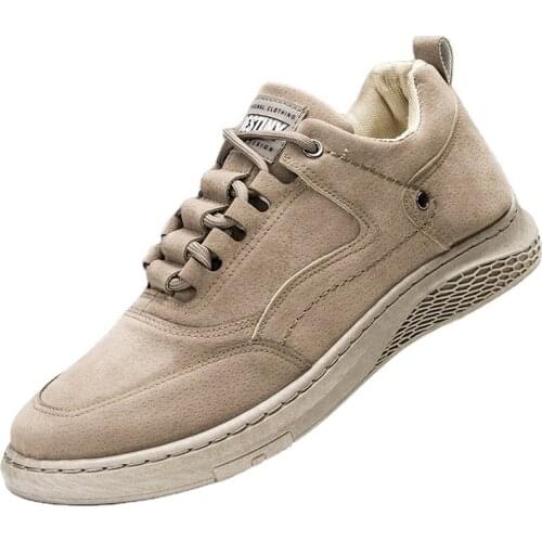 New Sneakers Men Leather Casual Shoes Men Lightweight Breathable Mens Shoes 2020 Fashion Tenis Masculino Zapatos Hombre NanX325