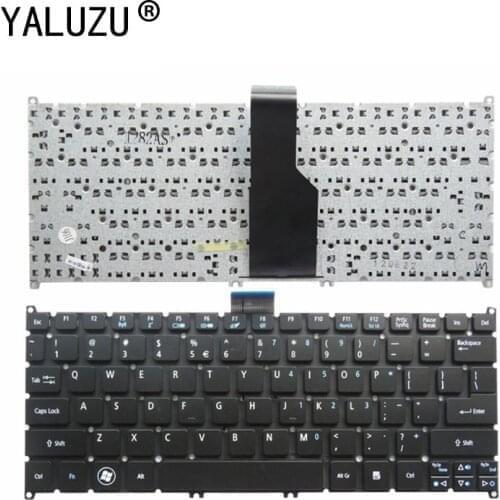 YALUZU NEW US Laptop Keyboard For Acer Aspire V5-123 V5-131 V5-121 V5-171 Aspire One 725 756 AO725 AO756