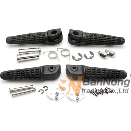 Motorcycle Front Rear Footrests Foot pegs For Kawasaki Ninja Z750 Z800 Z1000 SX ER6F ER6N ZX-6R 636 ZX-9R ZX-10R ZX-12R ZX-14R
