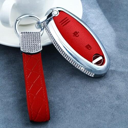 Luxury Diamond Car Remote Key Case key Cover For Nissan Qashqai J10 J11 X-Trail t31 t32 kicks Tiida Pathfinder Murano Note Juke