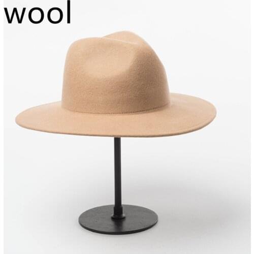 Woolen 2021 Fedora Hat Wool Top Woolen Jazz Top Hat Fashion Felt Top Hat Womens Bucket Hat Mens Hat