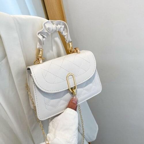 Shoulder Bag Female Designer Crossbody Bag Women Handbag Purse Chain Fashion 2021 New Trend PU Leather All-match Diamond Lattice