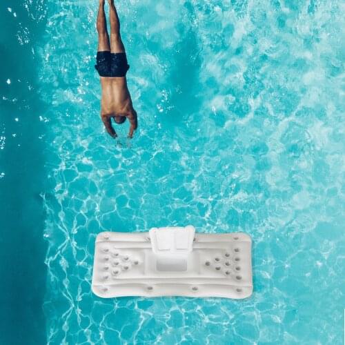 Three-ring Rectangular Pool Home Outdoor Large Swimming Pool Baby Bathtub Inflatable Square Swimming Pool