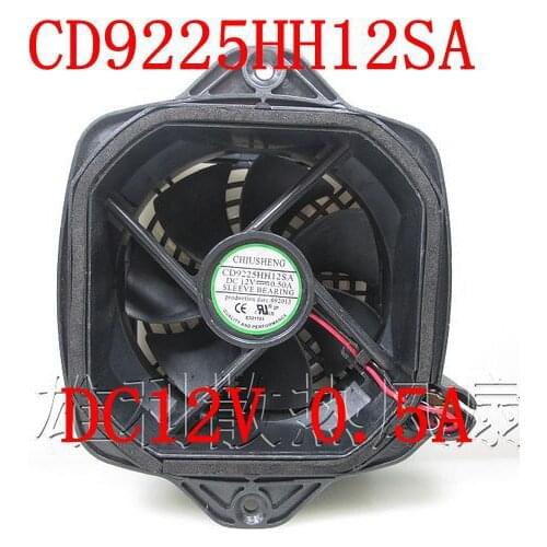 Free Shipping New original CD9225HH12SA 12V 0.5A 8CM 92x92x25mm dryer machine inverter cooling fan