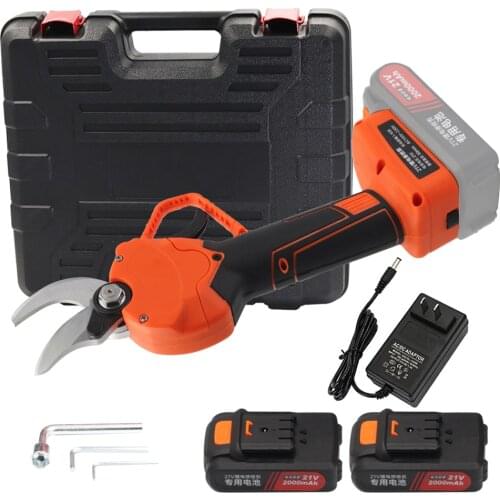 High quality Cordless Electric Pruning Shears 21V Tree Branch Pruner 30mm (1.18 Inch) 6-8 Working Hours for fruit tree branches