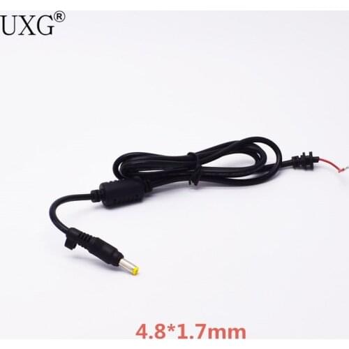 4.8*1.7mm 4.8x1.7mm DC Power Charger Plug Cable Connector for Hp 510 530 550 620 625 Compaq Presario C300 C500 Laptop