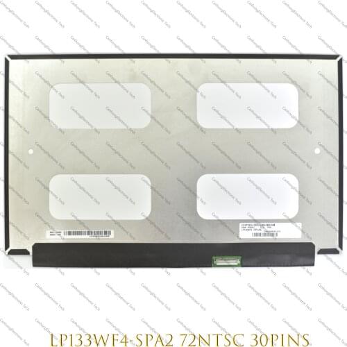 For LG Display LP133WF4-SPA2 FHD 1920*1080 IPS 30Pins 72%NTSC DP/N 0T5XHJ Matte LCD LED Screen Display Panel Assembly Matrix