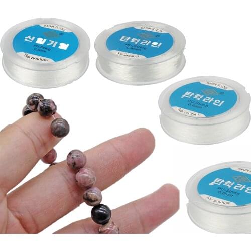 0.5/0.6/0.8/1mm Elastic Crystal Line Rope Cord for Jewelry Making Supplies Beading Bracelet Wire Fishing Thread Rope String