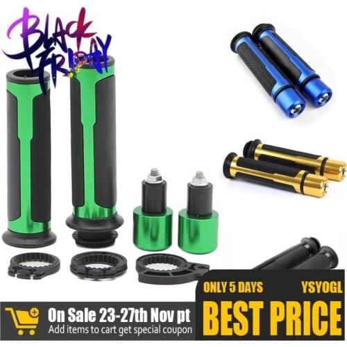 1 Pair 7/8'' 22mm Motorcycle Handlebars Universal Anti-skid Handle Grips for Motorbike Motocross