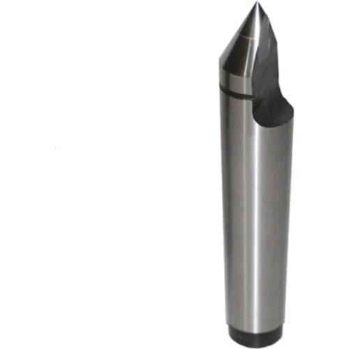 1PC MT1 Carbide half-notched center- tungsten carbide Tipped , Morse taper MT1 half-notched lathe center, fixed center